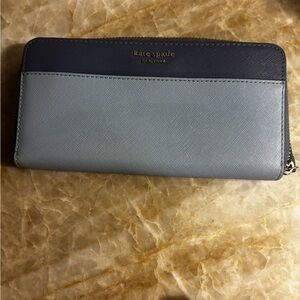 Kate Spade Wallet Sky and dark blue